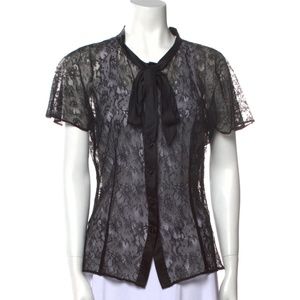 D&G Lace Black Blouse